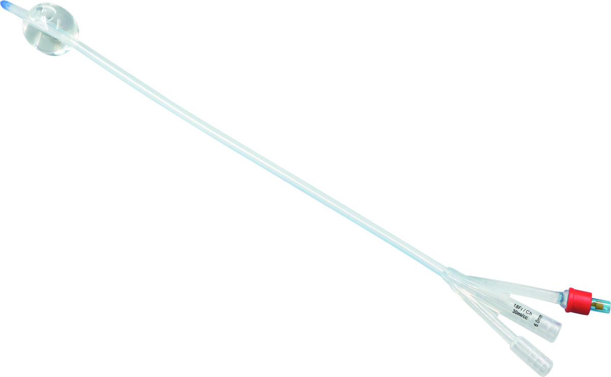 3-Way Silicone Foley Catheter